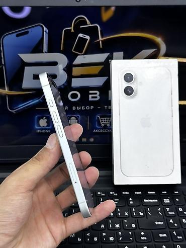 iphone xa: 🔥 iPhone 16 128 GB — ЗАБИРАЙ СЕГОДНЯ! 🔥 🤍 White | 128 GB | АКБ 88% 📱 — 5