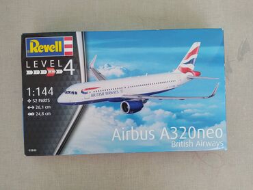 Digər kolleksiyalar: Модель самолета Revell Airbus A320neo. Масштаб 1/144. Модель новая