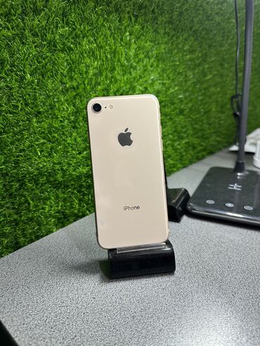 iphone xs 64 gb ikinci el: IPhone 8, 64 GB, Ağ, Zəmanət, Barmaq izi, Simsiz şarj