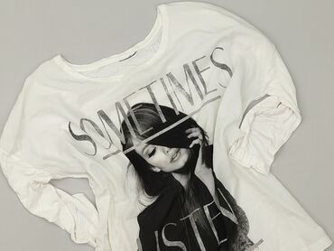 białe t shirty basic: Women's blouse, size S (EU 36)