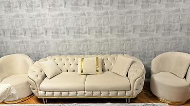 salon divan: İşlənmiş, Klassik divan, Divan, Bazasız, Açılmayan — 1