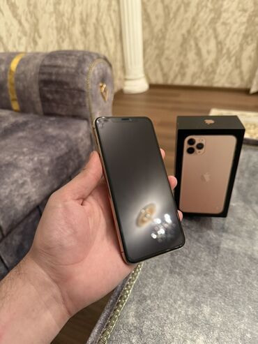 Apple iPhone: IPhone 11 Pro Max, 256 GB, Qızılı, Simsiz şarj — 12