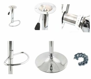 Stolice: ﻿Potpuno nove barske stolice. Moderan dizajn, stabilno postolje! Siva — 2