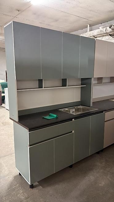 silver kitchen: Кухонный гарнитур, Новый, цвет - Серый — 3