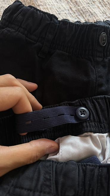 брюки детские: Джинсы и брюки, цвет - Черный, Б/у — 3
