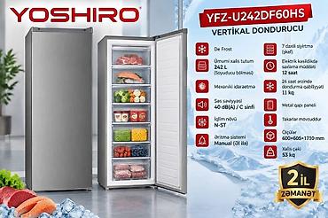 dondurma soyuducuları: YOSHIRO YFZ-U242DF60HS vertikal dondurucu - De Frost sistemi - Ümumi — 1