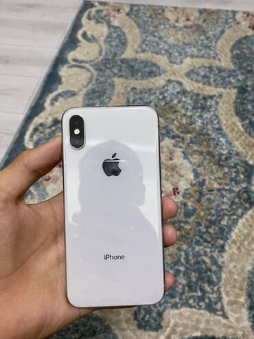 айфон хs бишкек: IPhone Xs, Б/у, White Titanium, Чехол, 88 %
