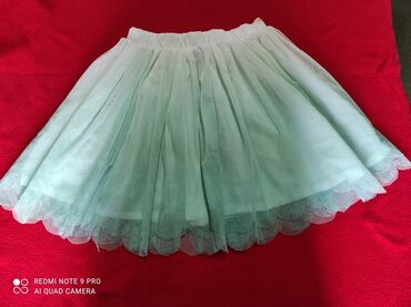 suknjice od tila za devojcice: Mini, 122-128, bоја - Zelena