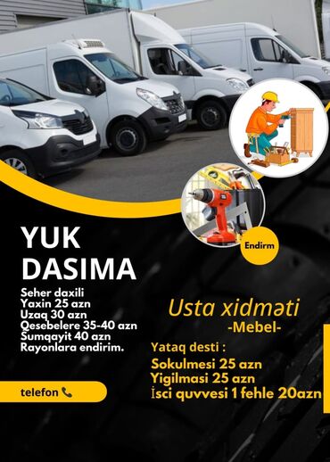 hyundai servis gəncə: ((9877)*Asya *Yuk daşimaq üçün maşinlar. Uzunluqu 4 ve 6 metr . Ford