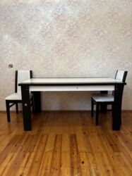 Masa və oturacaq dəstləri: Qonaq otağı üçün, İşlənmiş, Açılmayan, 6 stul