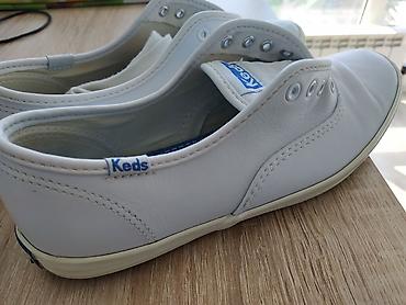 Белые женские кеды Keds - Модель: WH45750M (ярлык на язычке) -