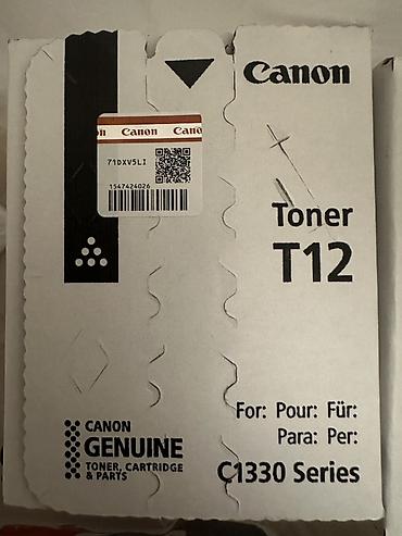 canon pixma: Canon orijinal toner dəsti – T12, C1330 Series üçün Uyğunluq: - Canon — 3