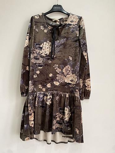 Повседневные платья: Платья женские — подборка моделей 1) Бархатное платье с цветочным — 2