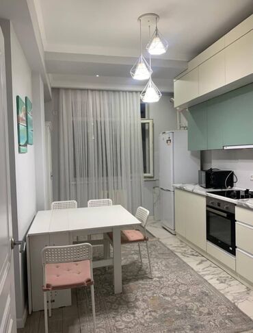 эмарк жибек жолу: 2 комнаты, 75 м², Элитка, 12 этаж, Евроремонт
