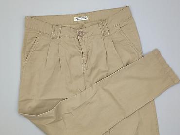 czarne cargo pull and bear: Bershka, Spodnie materiałowe damskie, rozmiar M — 1
