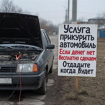 Услуга: прикурить автомобиль (запуск двигателя от внешнего источника)