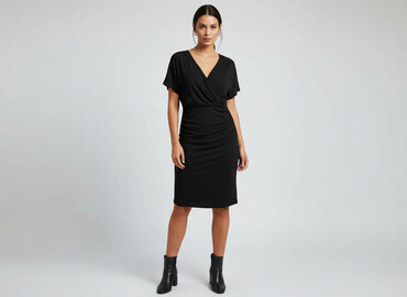 długie czarne sukienki: Sukienka damska, rozmiar M