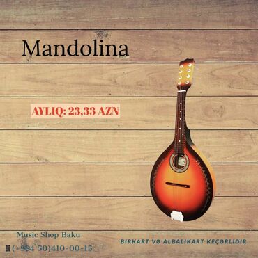 Akustik gitaralar: Mandolina 🚚Çatdırılma xidməti mövcuddur ⏱09:00-19:00 dək