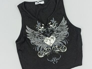 krótkie bluzki do pepka: FB Sister, T-shirt damski, L