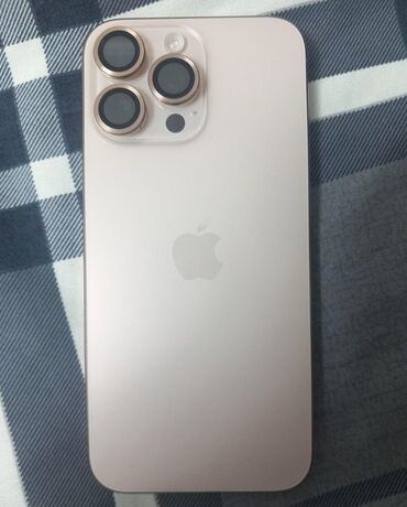 Apple iPhone: IPhone 16 Pro Max, 256 GB, Natural Titanium, Face ID, Sənədlərlə, Zəmanət — 5