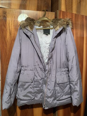Пуховики и зимние куртки: Пуховик, Короткая модель, С мехом, S (EU 36)