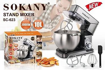 c stand: Кухонный планетарный миксер SOKANY SC-623 - Мощность: 2000 Вт - Объем — 1