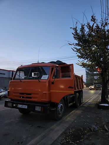 мото восход: Самосвал КАМАЗ, оранжевый, колесная формула 6×4. Основные — 1