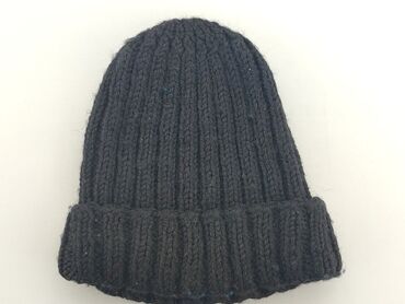 czarna czapka dla dziewczynki: Czapka, stan - Dobry