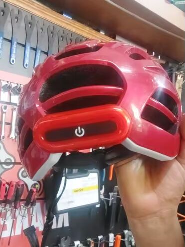 Moto dəbilqələr: Moto-velo təhlükəsizlik dəbilqə işığı Salam, Здравствуйте — 10