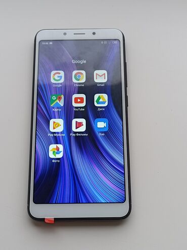 телефоны для игр: Xiaomi, Redmi 6A, Б/у, 16 ГБ, цвет - Черный, 2 SIM