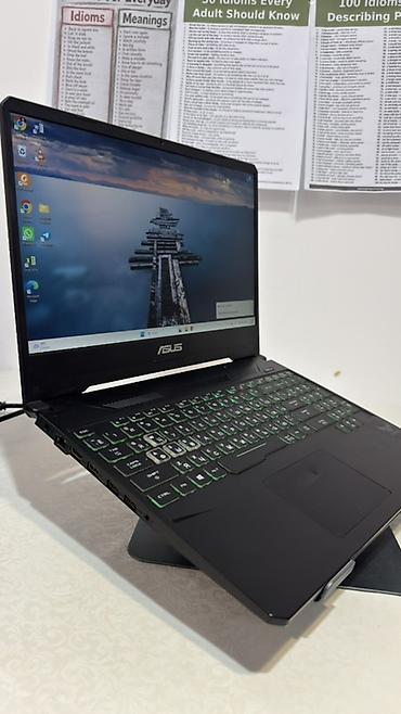 Ноутбуки ASUS: Игровой ноутбук ASUS TUF Gaming в чёрном цвете. Корпус выполнен в — 2
