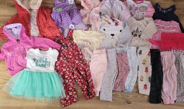 Paketi dečije odeće: Paket: Haljine, Helanke, Jakne, Za devojčice, uzrast: 12 meseci — 1