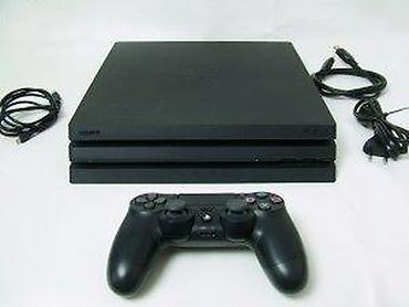 PS4 (Sony Playstation 4): Sony PlayStation 4 Pro (model 7216B), u odličnom stanju. Rezolucija — 15