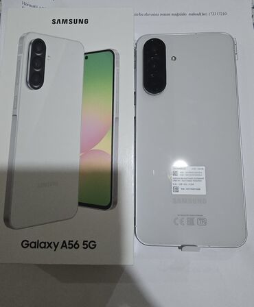 (SAMSUNG GALAXY A56 8ram 128 yaddaş) Yenidi bu gün alınıb açılmayıb