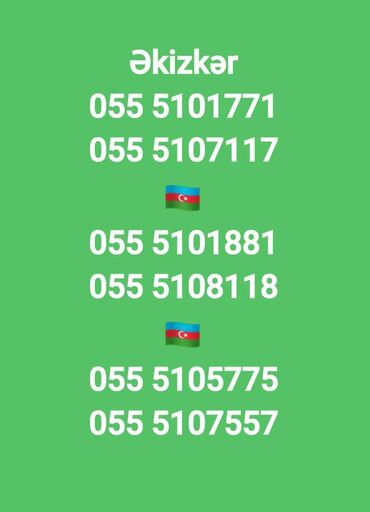 SİM-kartlar: Nömrə: ( 055 ) ( 5321919 ), Yeni — 22