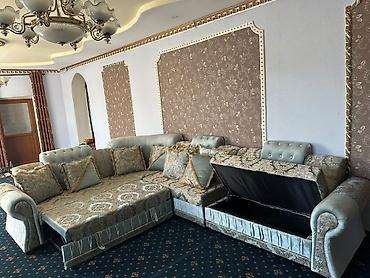 кровать трансформер: Угловой диван, C подушками — 2