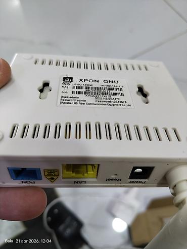 modem satisi: HS Fiber HSGQ-X100W XPON ONU – Wi‑Fi router/optik terminal - Model — 3
