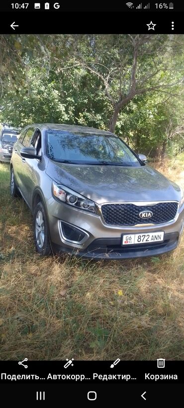 авто за 20000: Kia Sorento: 2017 г., 2.4 л, Автомат, Бензин, Кроссовер