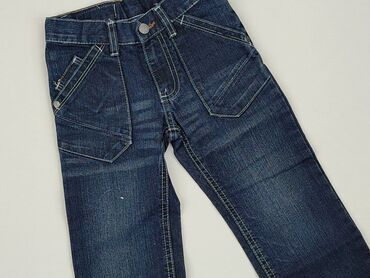 Jeansowe: Spodnie jeansowe, Lupilu, 3-4 lat, 104, stan - Idealny