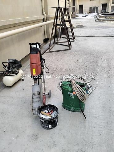 lalafo hovuz: 099-201-22-22 Beton və daşda deşik açma xidməti – almaz karot qazma - — 1
