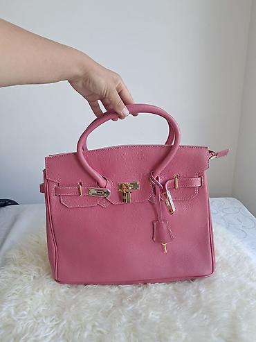 tasna za laptop: Hermes Elegantna ženska torba u prelepoj roze boji, izrađena od — 1