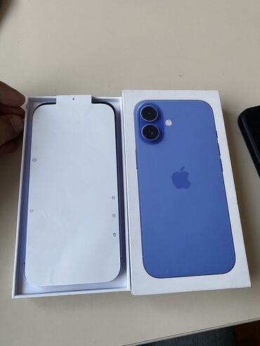 Apple iPhone: IPhone 16, 128 GB, Göy — 1
