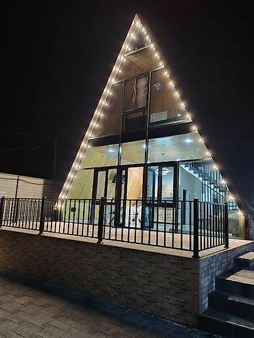 kiraye evler gəncə: 156 kv. m, 5 otaqlı, Hovuzlu, İnternet, İşıq, Kombi — 1