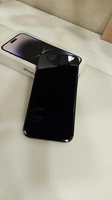 black sharp: IPhone 14 Pro, Б/у, 128 ГБ, Черный, Коробка — 2