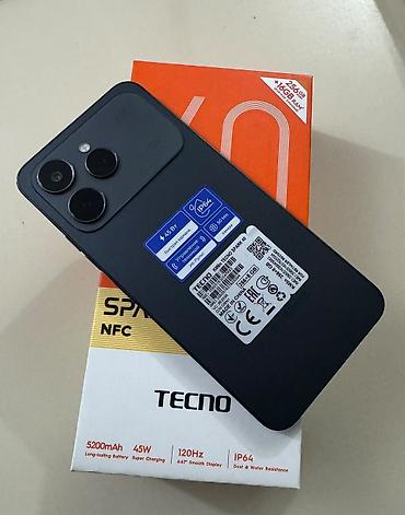 oyun oyna baki: Tecno 256 GB, rəng - Qara, Zəmanət — 1