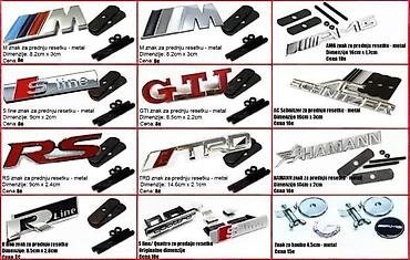 Auto delovi, gume i tjuning: Bmw M znak samolepljiv. M znak samolepljiv za Bmw modele. ✨ Materijal — 3