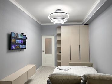 суточный квартира торговый центр ала арча: 1 бөлмө, Душ кабинасы, Жаздык, жууркан-төшөк каптары, Кондиционер