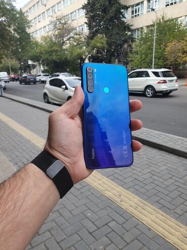 Xiaomi: Xiaomi Redmi Note 8, 64 GB, rəng - Göy, 
 Zəmanət, Barmaq izi, İki sim kartlı