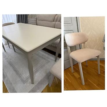 mega mebel: Stol,6 stulla təcili satılır 680 azn(6-7 ay əvvəl alınıb 1300 azn)Stol — 1