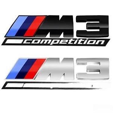 Auto delovi, gume i tjuning: Bmw znak M3 competition M5 competition. Samolepljivi znakovi — 8
